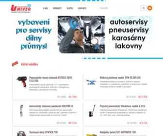 Univer.cz(Vybavení pro autoservisy) Screenshot