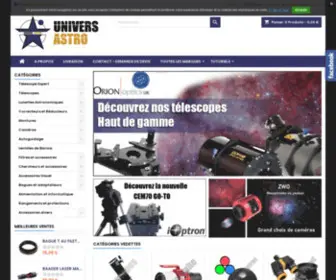 Univers-Astro.fr(Univers Astro) Screenshot