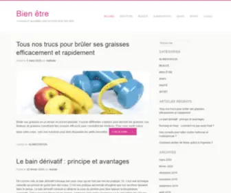 Univers-Bienetre.info(Conseils et actualités santé et bien) Screenshot