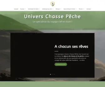 Univers-Chasse-Peche.com(Agence de voyage spécialisée dans la chasse) Screenshot