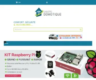 Univers-Domotique.com(Produits et accessoires domotique Z) Screenshot