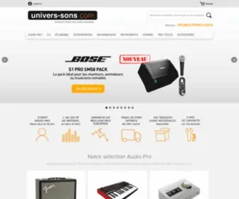 Univers-Sons.com(La boutique Audio Pro) Screenshot