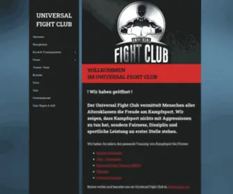 Universal-Fightclub.ch(Universal Fight Club) Screenshot