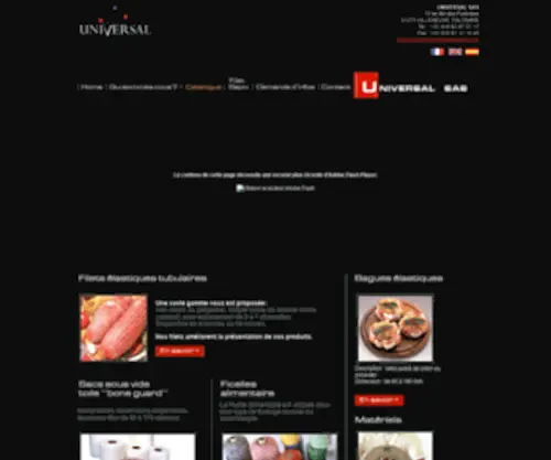 Universal-Filet.com(Universal filet) Screenshot