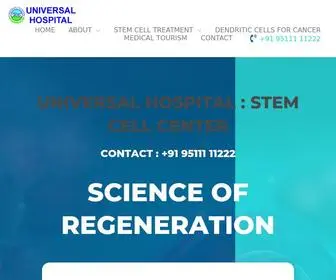 Universal-Hospital.com(STEM CELL CENTER) Screenshot