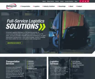 Universal-Logistics.com(Universal Logistics Holdings) Screenshot