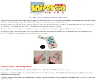 Universal-Remote.net(Universal Remote Control) Screenshot