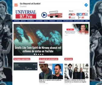 Universal881.com(Universal 88.1 FM) Screenshot