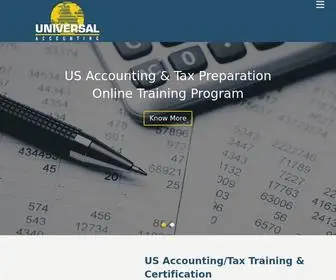 Universalaccounting.in(US Accounting and Tax Online Training) Screenshot