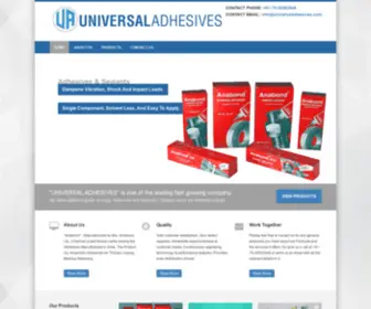 Universaladhesives.com(UNIVERSAL ADHESIVES) Screenshot