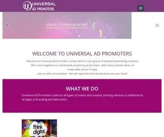 Universaladpromoters.com(Just another WordPress site) Screenshot