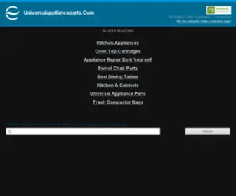 Universalapplianceparts.com(Universal Appliance Parts Inc) Screenshot