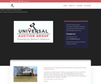 Universalauctiongroup.com(Universal Auction Group) Screenshot