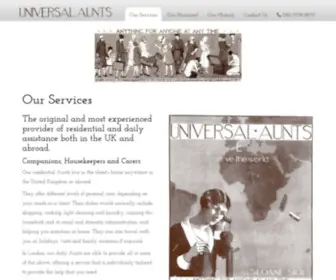 Universalaunts.co.uk(Established 1921) Screenshot