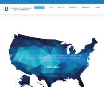 Universalbail.com(Universal Fire & Casualty Insurance Company) Screenshot