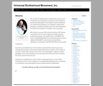 Universalbrotherhood.org(Universal Brotherhood Movement) Screenshot