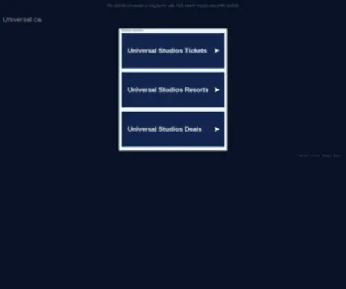 Universal.ca(Universal) Screenshot