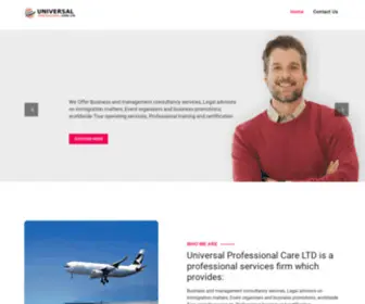 Universalcareuk.com(Business and management consultancy services) Screenshot