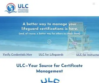 Universalcertification.org(Universal Lifeguard Certification) Screenshot