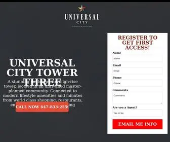 Universalcitycondos.net(Universal City) Screenshot