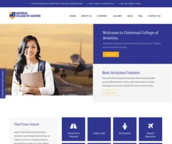 Universalcollegeofaviation.com(Best Aviation College in Kannur) Screenshot