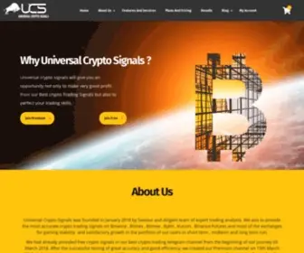 Universalcryptosignals.com(Best crypto trading signals provider on Telegram 2024) Screenshot