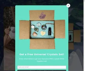 Universalcrystals.com(Universal Crystal Tribe) Screenshot