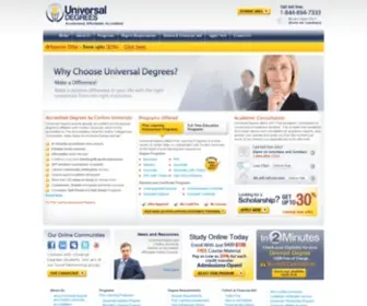 Universaldegrees.com(Pay for degree) Screenshot