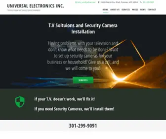 Universalelectronicsinc.com(TV Repair) Screenshot