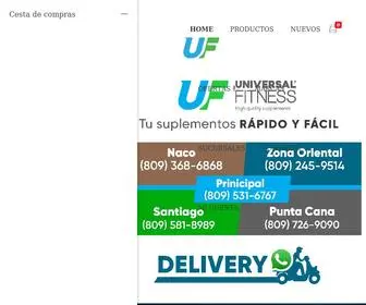 Universalfitness.com.do(Universal Fitness) Screenshot