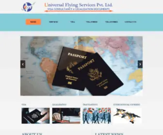 Universalflying.com(Visa CONSULTANCY & LEGALIZATION DOCUMENTS) Screenshot