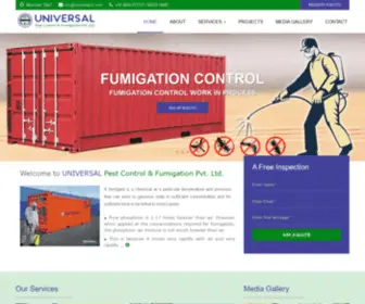 Universalfumipest.com(Universal) Screenshot