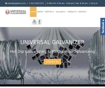 Universalgalvanizer.com.my(Universal Galvanizer) Screenshot