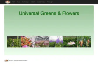 Universalgreens.net(Home Universal Greens and Flowers) Screenshot