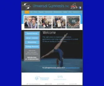 Universalgymnasts.com(Index) Screenshot