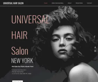 Universalhairsalonnyc.com(Women's Hair Salon Near Midtown Manhattan) Screenshot