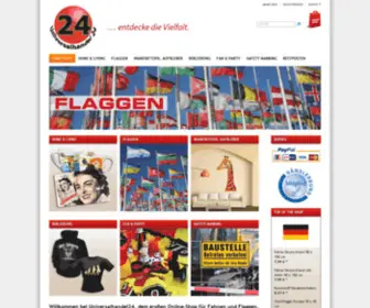 Universalhandel24.de(Fahnen) Screenshot