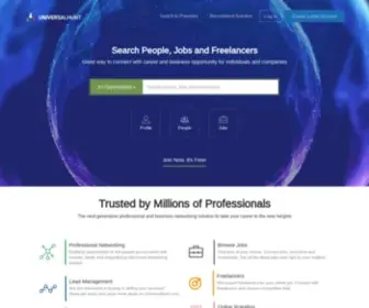 Universalhunt.com(Professional Networking) Screenshot