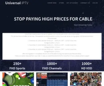 Universalip.tv(Stop Paying Higher Prices For Cable) Screenshot