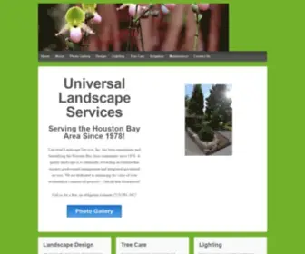 Universallandscapeservices.com(Universal Landscape Services) Screenshot