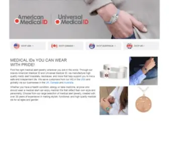 Universalmedicalid.com(Universal Medical ID) Screenshot