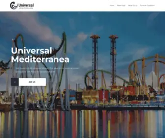 Universalmediterranea.com(Come Also Enjoy Almost The Whole Year) Screenshot