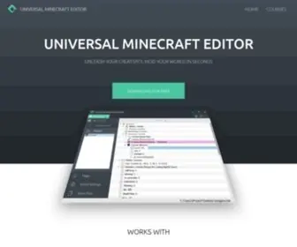 Universalminecrafteditor.com(Convert, Edit, and Prune Minecraft Worlds) Screenshot