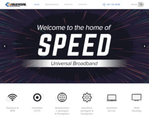 Universal.net.id(Universal Broadband) Screenshot