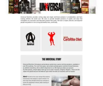 Universalnutrition.com.ro(Universal Nutrition) Screenshot