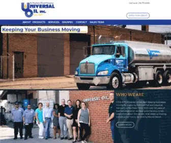 Universaloil.com(Universal Oil) Screenshot