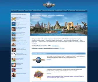 Universalorlando.co.uk(Universal Orlando) Screenshot