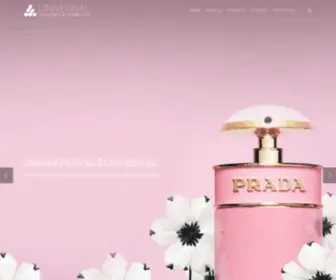 Universalperfumes.com(International Distributors of Designer Fragrances and Beauty) Screenshot