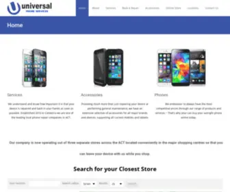 Universalphoneservices.com.au(Universal Phone Services) Screenshot