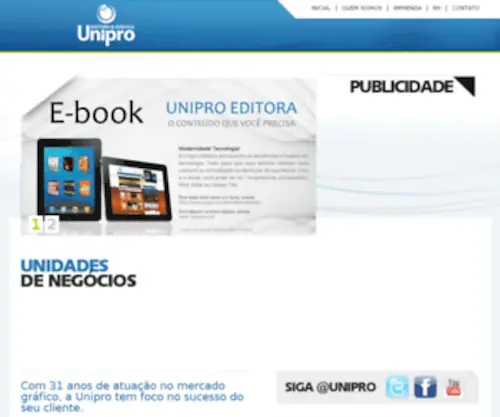 Universalproducoes.com.br(Unipro) Screenshot
